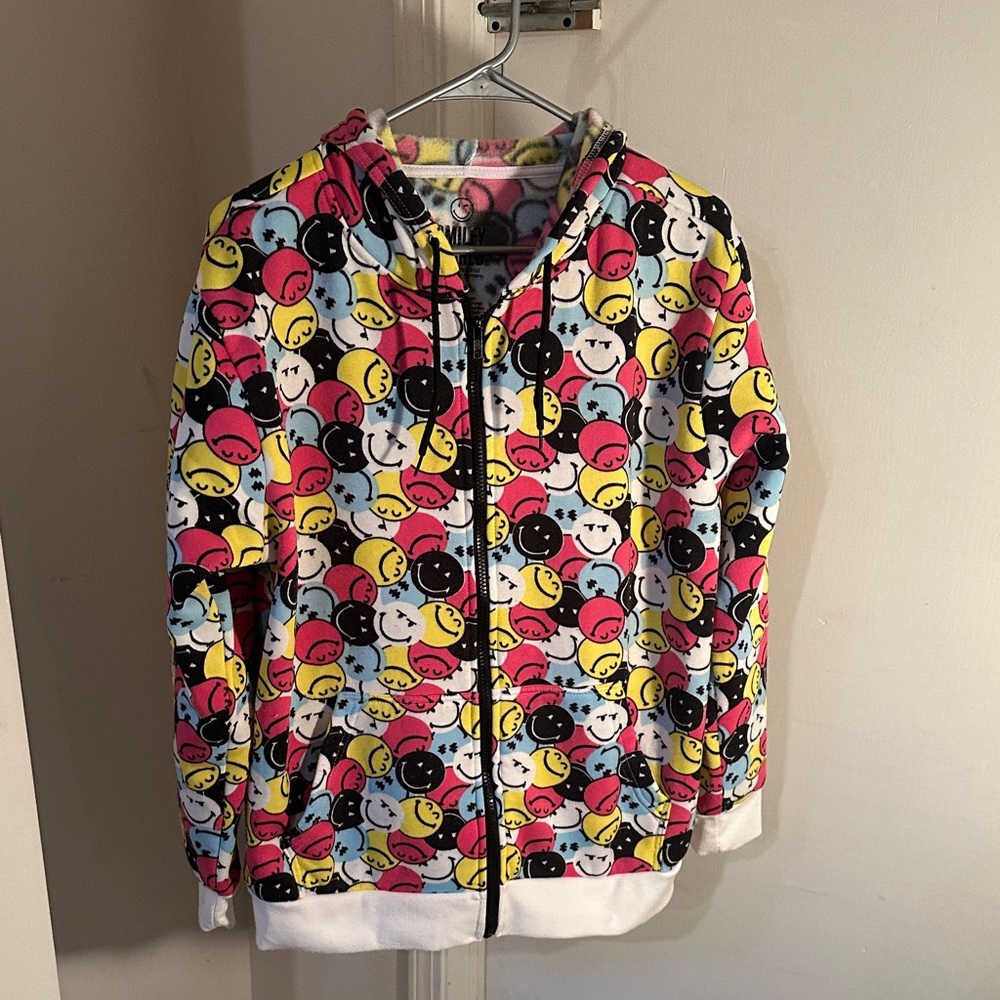 Vibrant Smiley Face Women's Hoodie